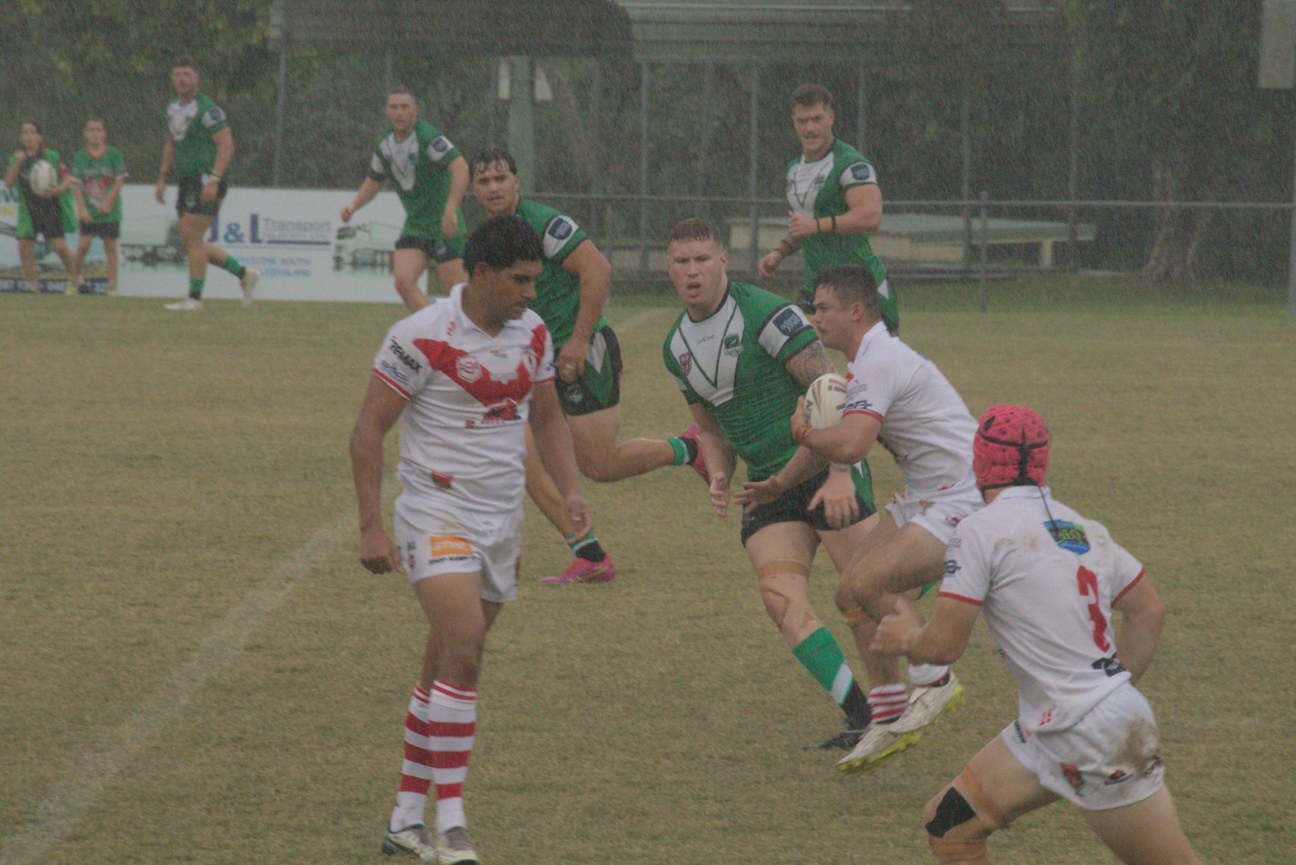 Crushers get the points in the wet